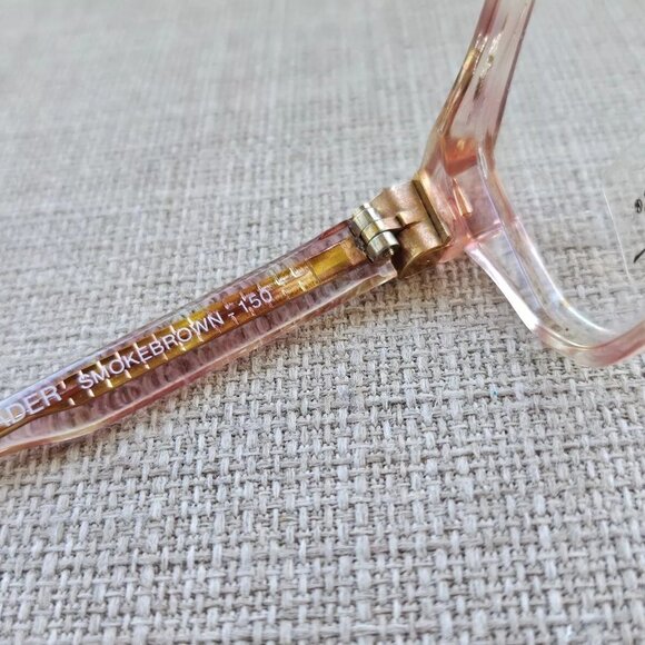 Marchon Men Glasses/Eyeglasses Frame READER Smoke Brown Frame France - Picture 10 of 12